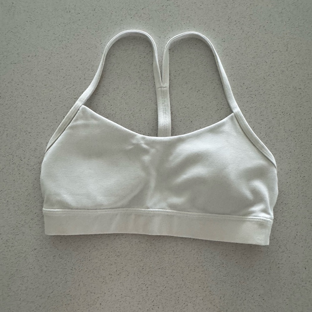 Lululemon Athletica White Sports Bra